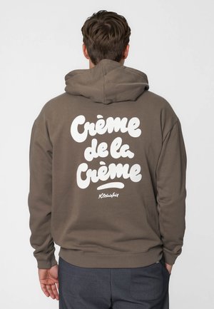Kleinigkeit, CREME DE LA CREME HOODIE - Φούτερ με κουκούλα - dark chocolate