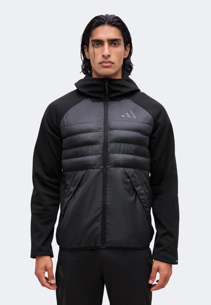 adidas MULTI INSULATED HYBRID HOODED JACKET - Chaqueta de plumas - black