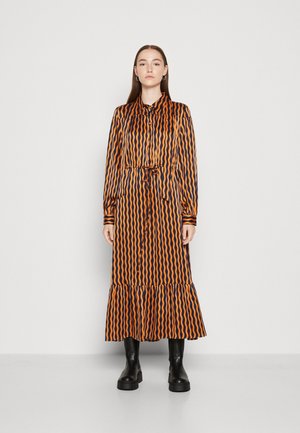 YAS YASHALASA LONG DRESS - Skjortekjole - peacoat/halasa