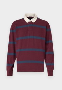 Long-Sleeve Rugby Polo - Top dugih rukava - port royale/mood indigo