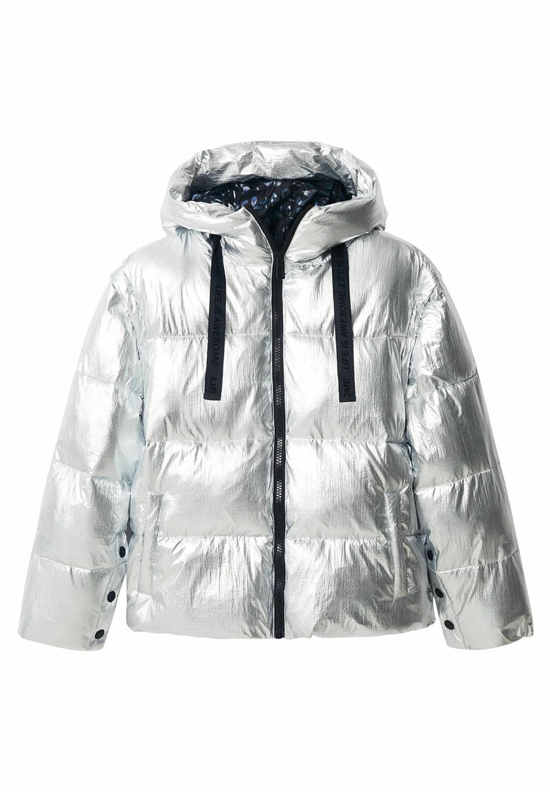 Desigual Winterjas zilverkleurig Desigual Winterjas zilverkleurig