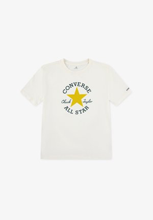 Converse DISSECTED CHUCK PATCH SS - Μπλουζάκι με στάμπα - egret/sunny angle