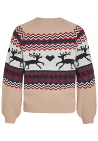 VILA Stickad tröja - light pink