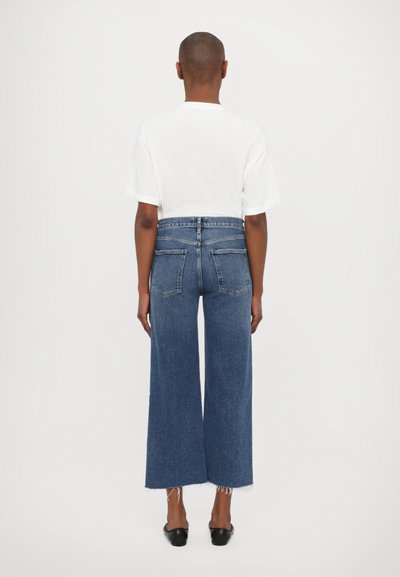 Agolde HARPER CROP - Straight leg jeans - blue denim