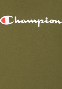 Champion ICONS LONG SLEEVE WITH LARGE LOGO - Hosszú ujjú felső - green