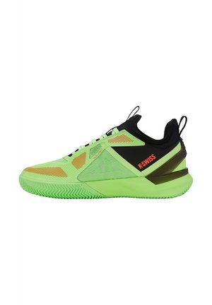 FRAME SPEED - Chaussures de tennis pour terre-battueerre battue - soft neon green/black/neon lava
