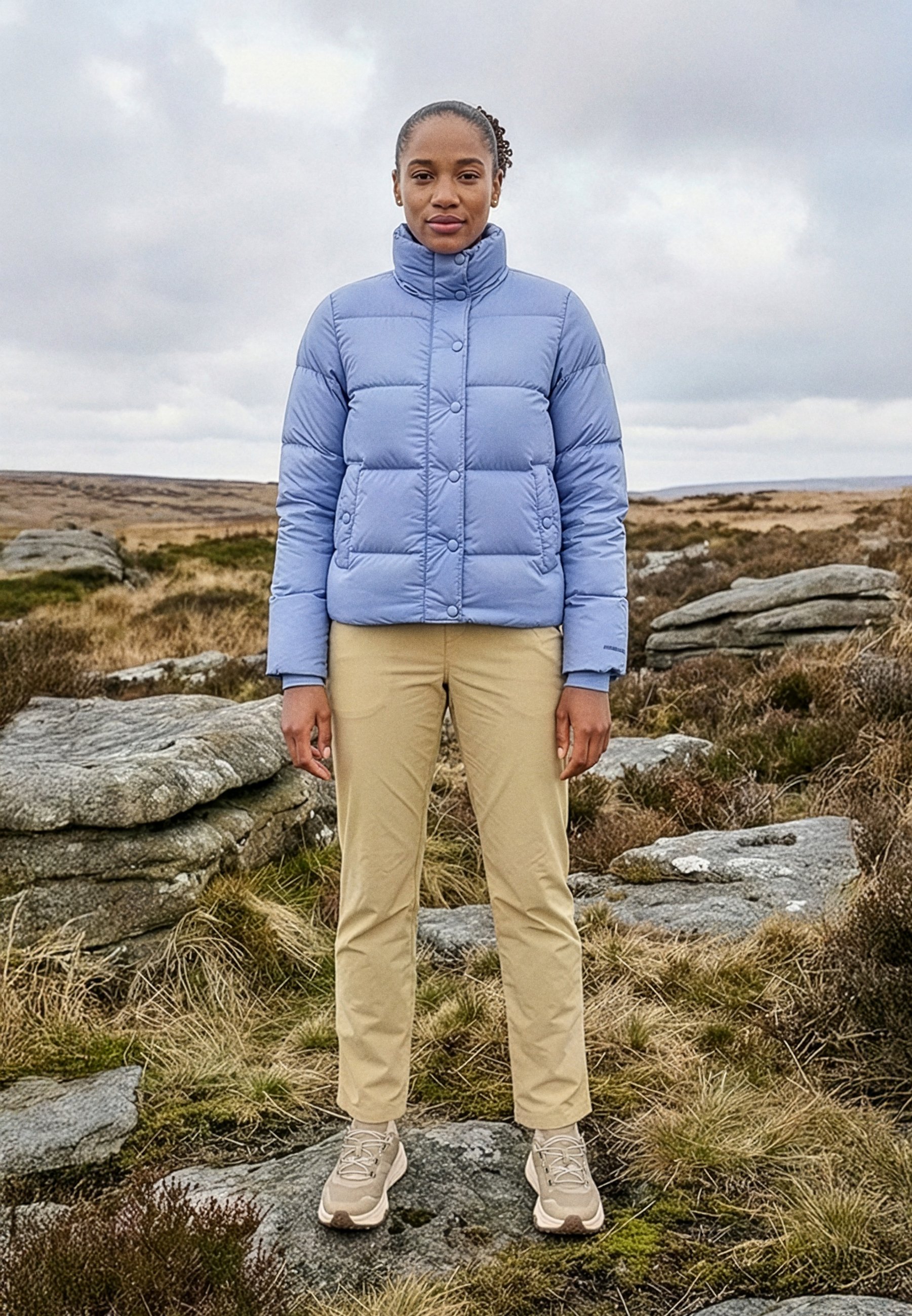 Patagonia SILENT - Down jacket - barnacle blue/light blue - Zalando