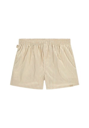 POCKETLESS  STRIPED - Boxer shorts - sand beige white