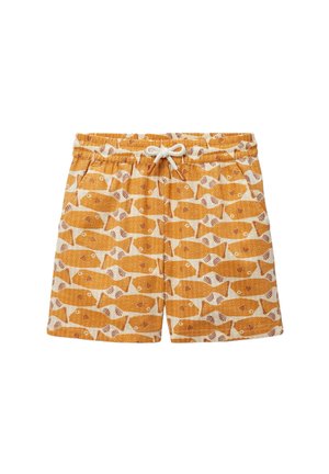 ÉLASTIQUÉ IMPRIMÉ  - Short - safran