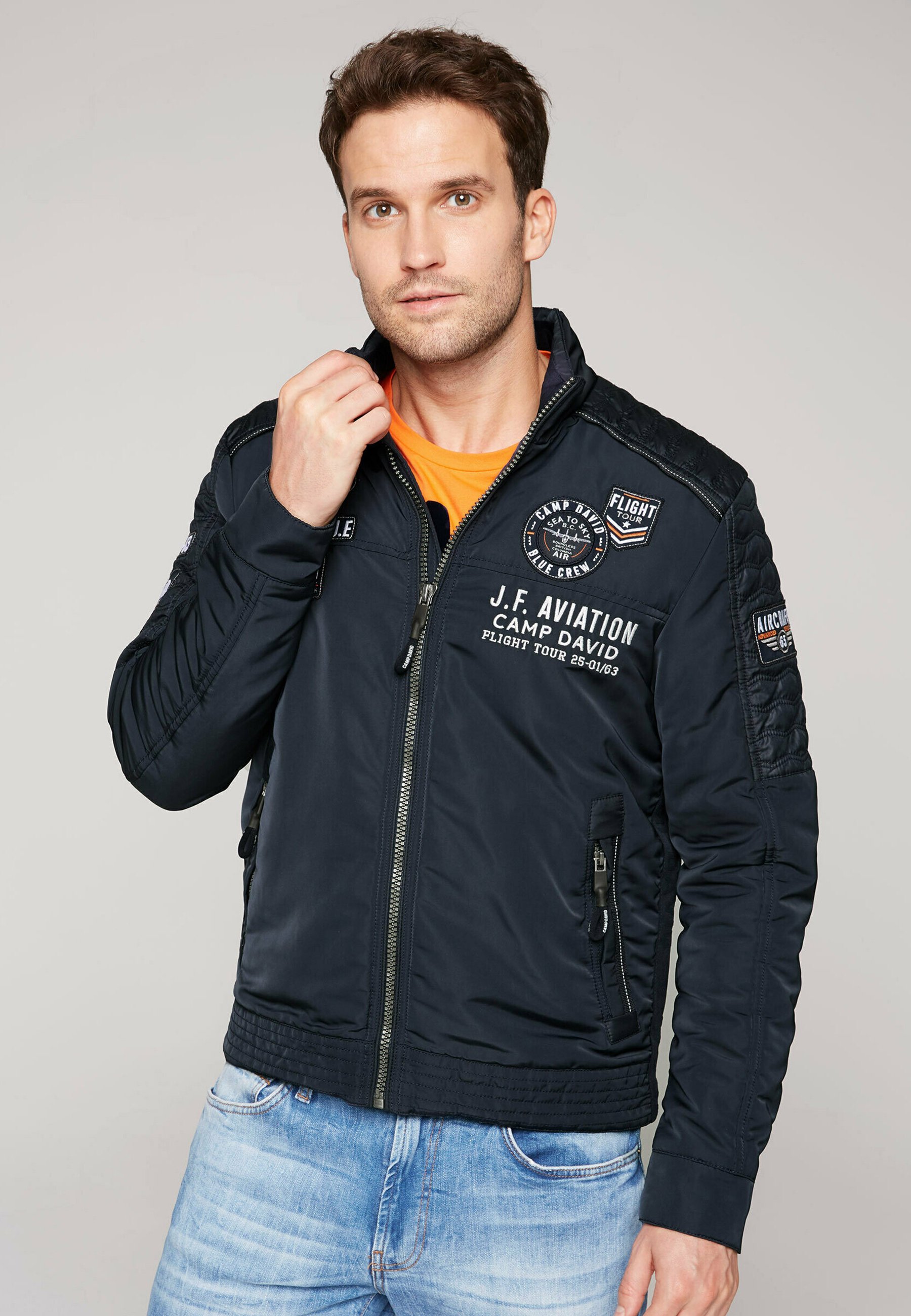 camp david leather jacket