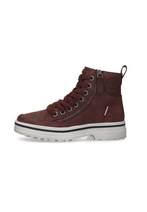 Schnürstiefelette - braun