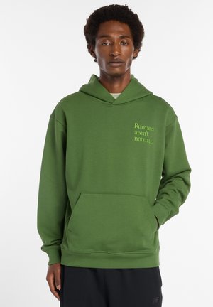 ATHLETICS RUNNERS ARENT NORMAL  - Hoodie - dark alpine green