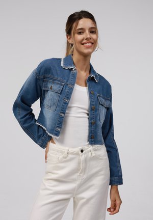 Even&Odd Jeansjakke - mid blue wash