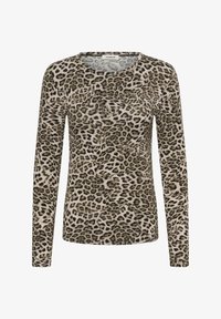 Ausgewählt, brown leopard print