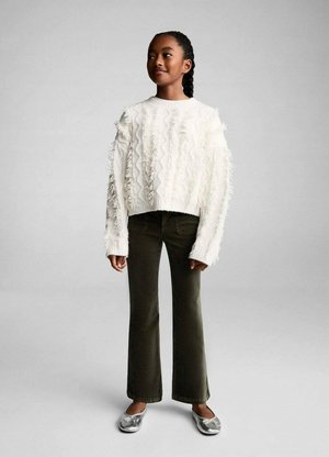 Mango Kids Džínsy s rovným strihom - khaki