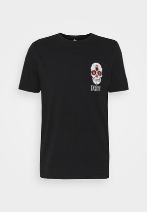 NATAS SKULL - T-shirt con stampa - black