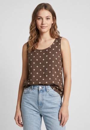 Sublevel, SUBLEVEL BLUSENTOP PUNKTE - Top - brown