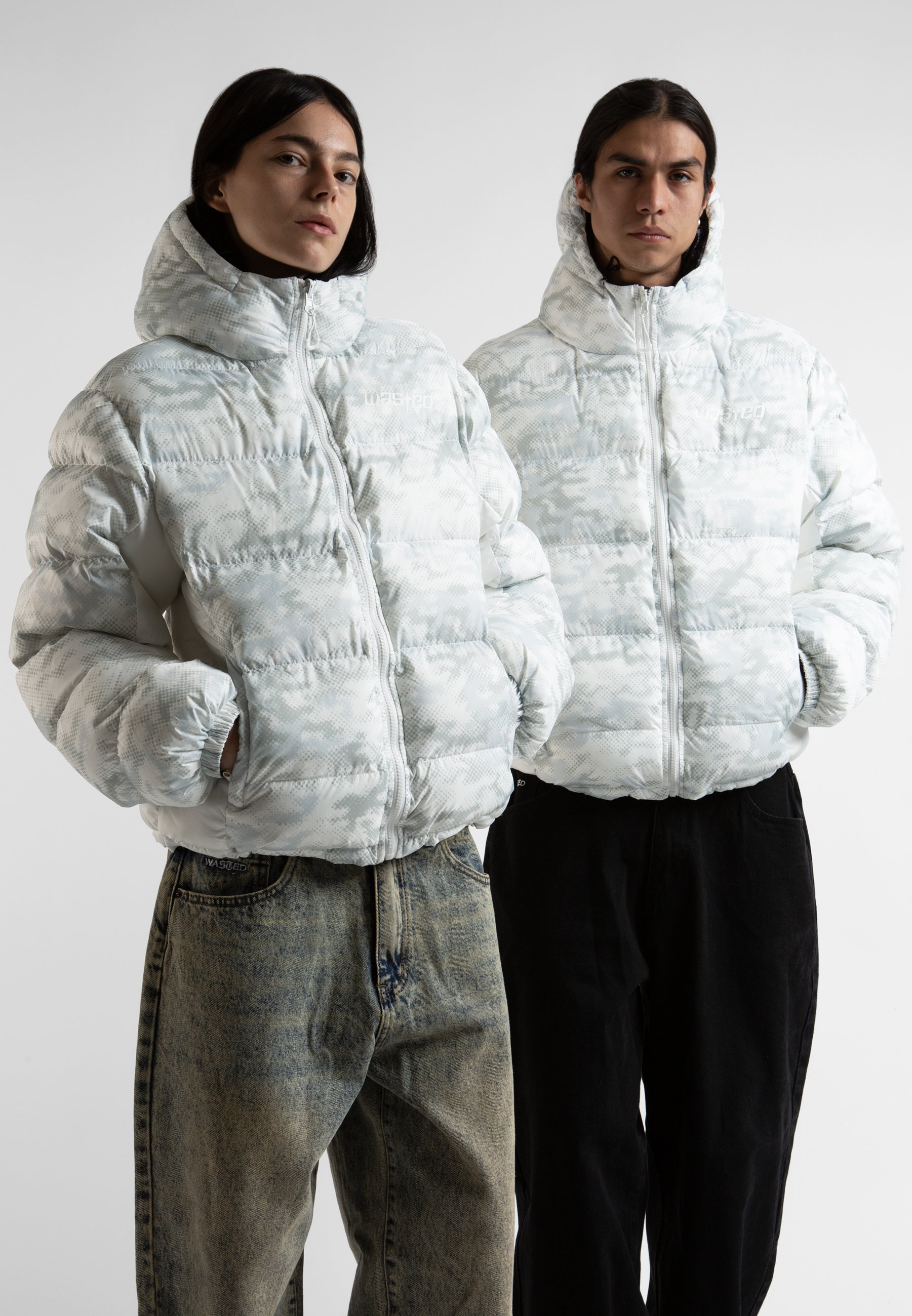 Veste D'hiver Réversible Homme Avec Capuche - Veste Softshell Matelassée Patchwork, Demi-saison, Simple Boutonnage