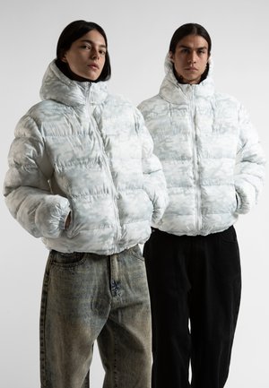 DIGICAMO REVERSIBLE PUFFER JACKET UNISEX - Veste d'hiver - white/black