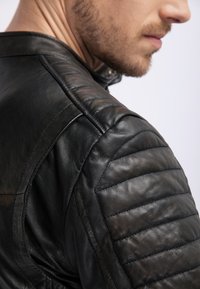 Mustang Leren jas - black