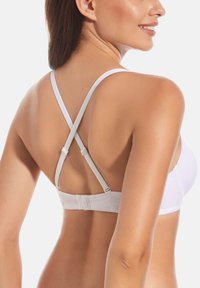 Creaciones Selene LEIRE - Sujetador sin tirantes/multiescote - blanco