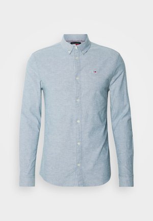 Tommy Jeans SLIM STRETCH OXFORD SHIRT - Pluus - deep seawater