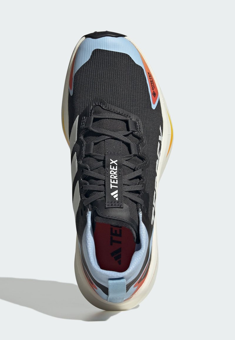 adidas Terrex TERREX AGRAVIC GTX - Trail running shoes - core black cloud  white glow blue/black - Zalando