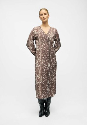 REHFELL-PRINT - Kjole - cocoa brown