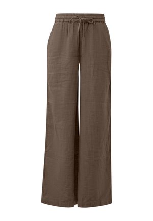 QS, HOSE - Pantalon classique - dunkelbraun