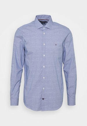 DOBBY GLEN CHECK SLIM FIT - Chemise - navy/white