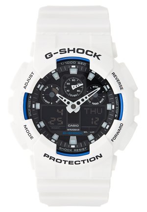 GA-100B-7AER - Chronograph watch - white