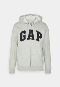 GAP - ARCH - Majica s kapuljačom i patentnim zatvaračem - light heather grey Minijatura 1