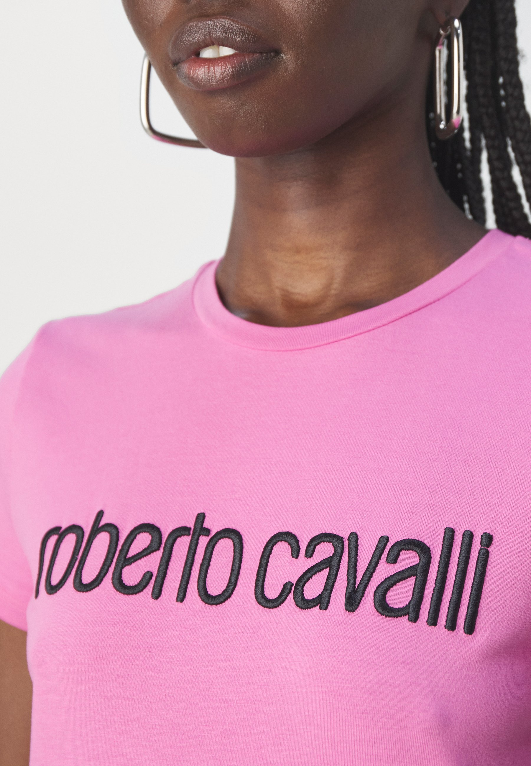 Roberto Cavalli Print T-shirt - pink litghtning/pink