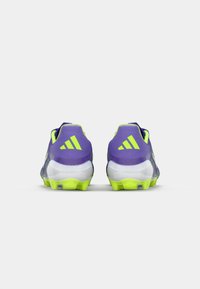 adidas Performance F50 LEAGUE 2G/3G AG - Ghete de fotbal pentru teren tare - purple rush/footwear white/lucid lemon