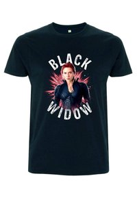 Marvel AVENGERS: ENDGAME BLACK WIDOW BURST - Camiseta estampada - navy blue