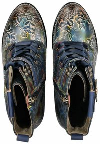 LAURA VITA Botines de tacón - bleu