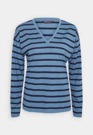 Marks & Spencer RELAX V NECK - Camiseta de manga larga - blue