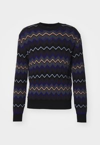 CREW NECK - Pulover - multicolor with dark grey tones