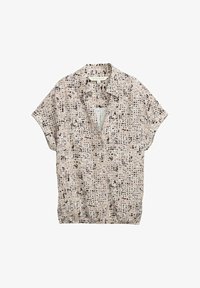 Niet geselecteerd, beige abstract dot design