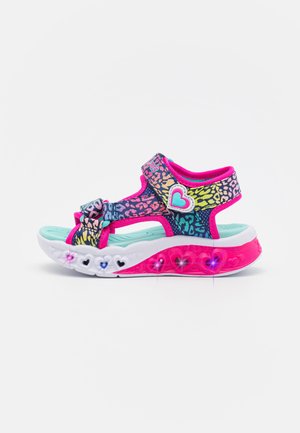 FLUTTER HEARTS - Sandals - navy/multi-coloured
