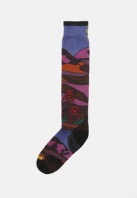 Smartwool WOMEN'S SKI ZERO CUSHION FLORAL FIELD PRINT OTC SOCKS - Calcetines de deporte - picante
