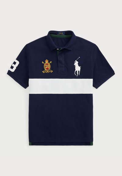 Polo Ralph Lauren CUSTOM SLIM FIT 20TH ANNIVERSARY POLO - Polo majica - newport navy/white