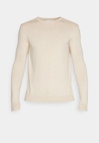 SLHBERG CREW NECK - Camisola - oatmeal