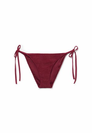 Calzedonia CRINKLE WAVES - Bas de bikini - crinkle waves cherry red
