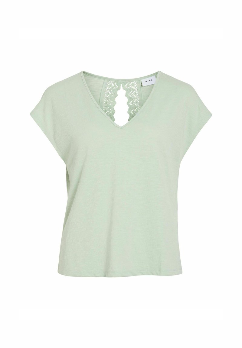 Vila T-shirt print groen gemêleerd Vila T-shirt print groen gemêleerd