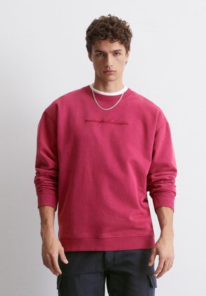 Marc O'Polo DENIM CREW NECK RELAXED - Sweatshirt - withered rose