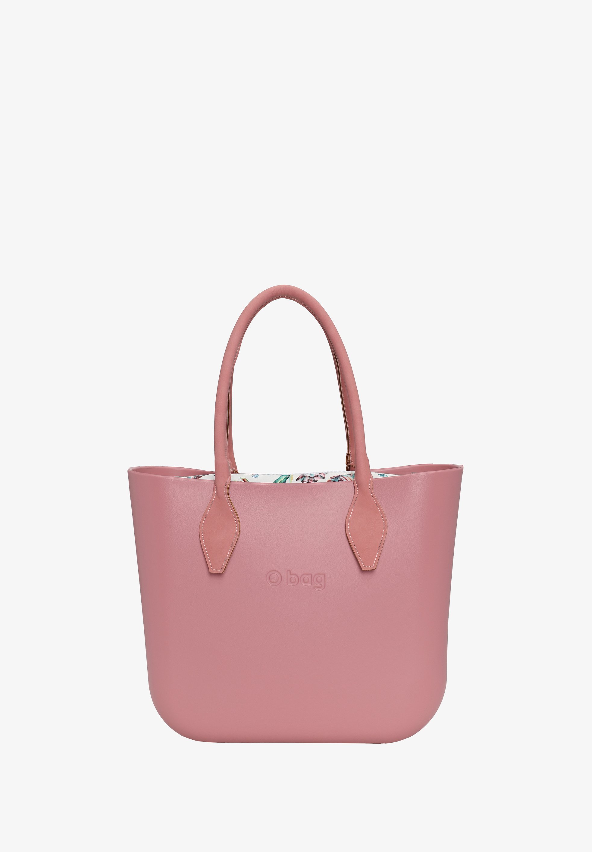 O Bag Shopping bag pink blush plain/rosa screziato