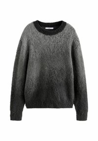 CREW NECK  - Strickpullover - grey black