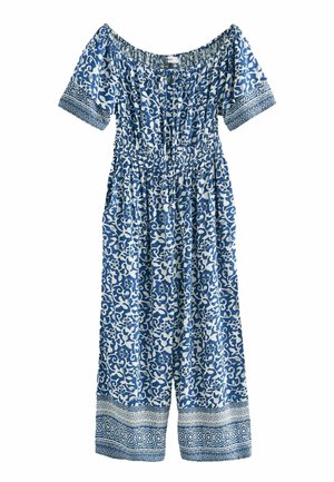 OFF SHOULDER - Salopetă - blue white