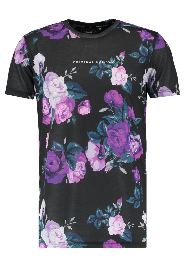 Criminal Damage - T-shirt à imprimé marbré et - Criminal Damage - Pickture